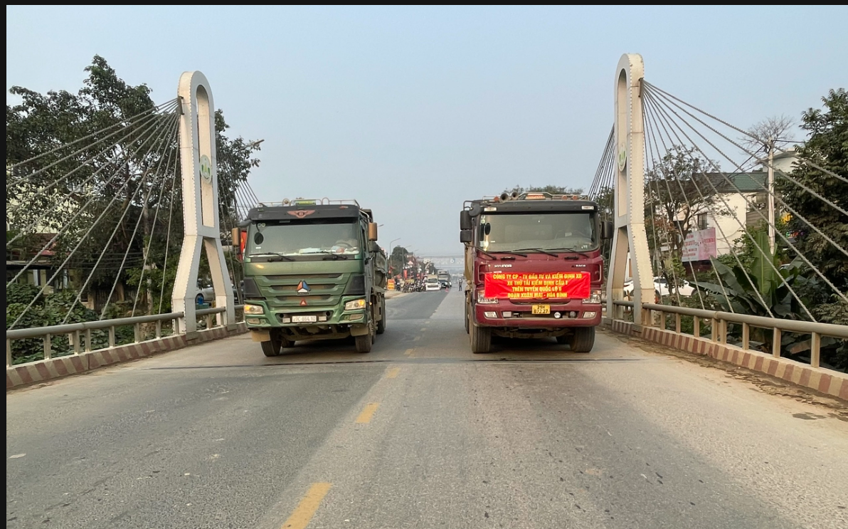 KIỂM ĐỊNH , THỬ TẢI 8 CẦU THUỘC QL6 HOÀ BÌNH