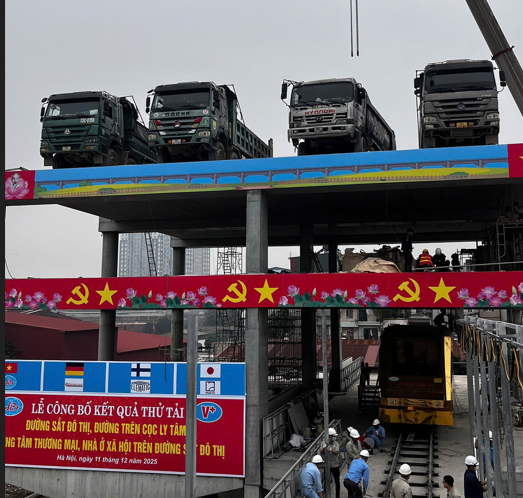 THỬ TẢI MÔ HÌNH CẦU CẠN KẾT HỢP ĐÔ THỊ ĐA NĂNG - VĨNH PHÚC - HÀ NỘI